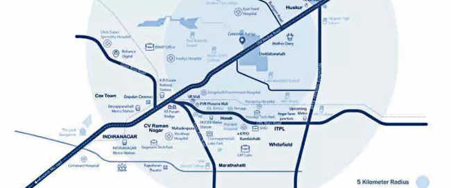 Concorde Auriga Chikkabasavanapura - Location Map