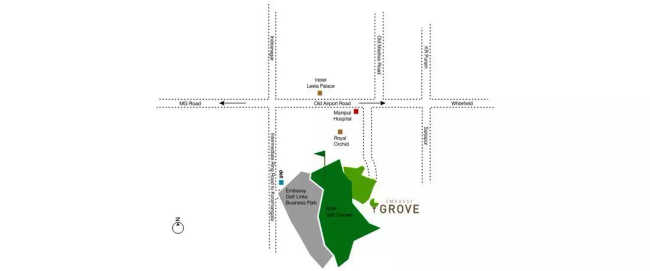 Embassy Grove Kodihalli - Location Map