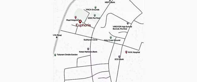 Romell Euphoria Borivali - Location Map