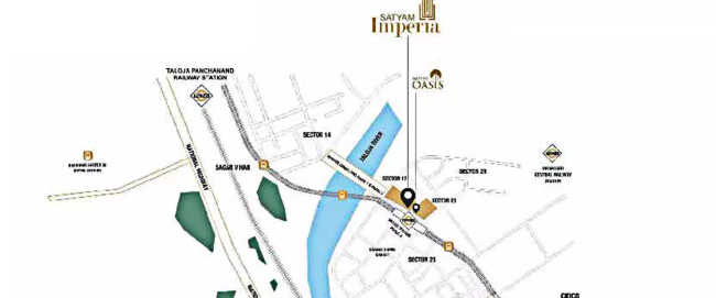 Satyam Imperia Taloja - Location Map