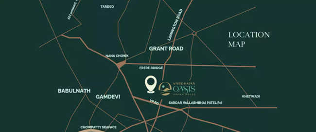 Vardhman Oasis Girgaon - Location Map