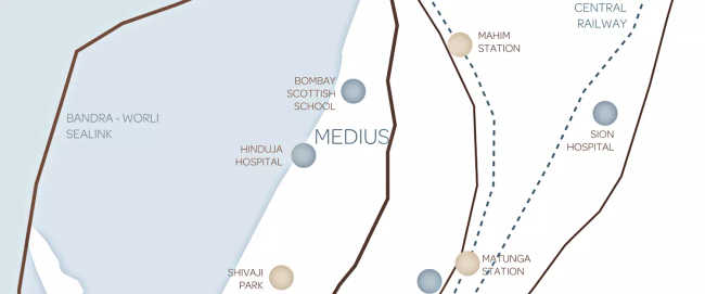 Spenta Medius Matunga - Location Map
