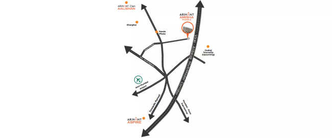 Arihant Amisha Taloja - Location Map