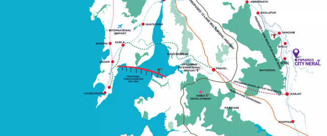 Puranik City Neral - Location Map