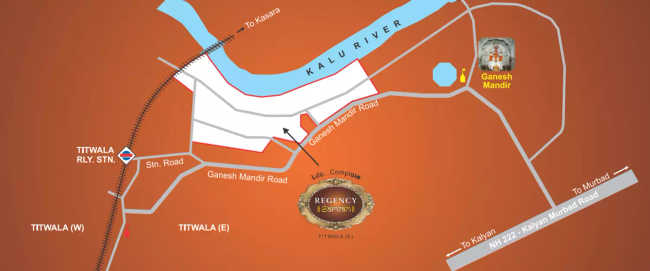 Regency Sarvam Titwala - Location Map