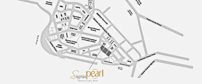 Sunteck Signia Pearl Bandra - Location Map