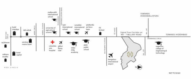 Hiranandani Calgary Devanahalli - Location Map
