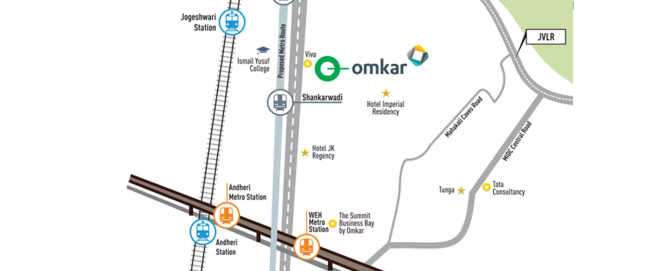 Omkar Sereno Jogeshwari - Location Map