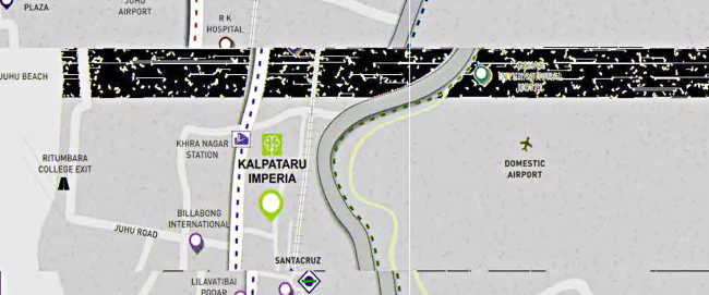 Kalpataru Imperia Santacruz - Location Map