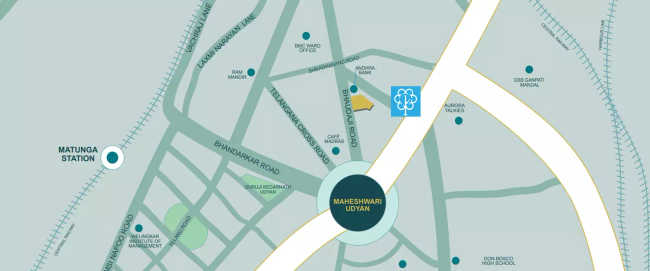 Kalpataru Matru Ashish Matunga - Location Map