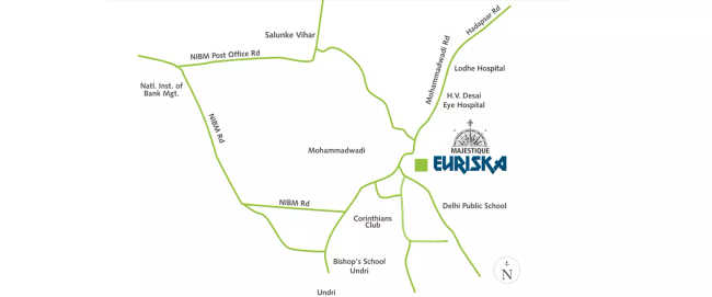 Majestique Euriska Mohammed Wadi - Location Map