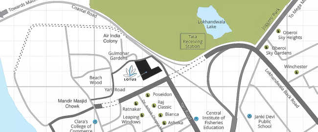Unity by Lotus Andheri - Location Map