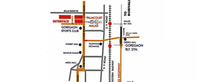 Interface Heights Malad - Location Map