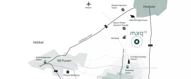 Marq 2.0 Whitefield - Location Map