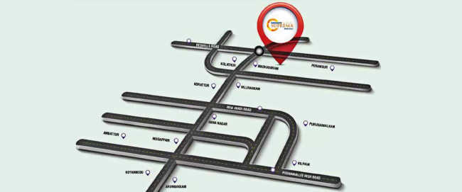 Radiance Suprema Madhavaram - Location Map