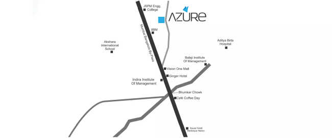 Paranjape Azure Aster Tathawade - Location Map