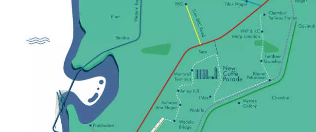 Lodha Estrella Newcuffe Parade Wadala - Location Map