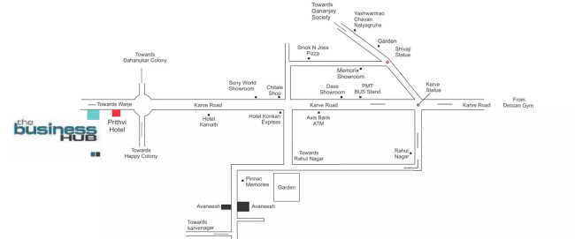Paranjpe The Business Hub Hinjewadi - Location Map
