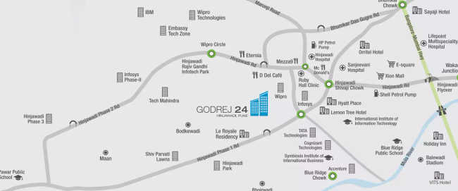 Godrej 24 Doddakannelli - Location Map