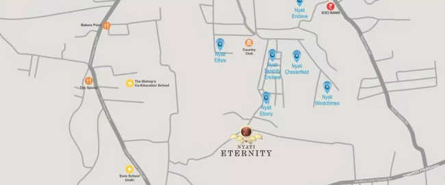 Nyati Eternity Undri - Location Map