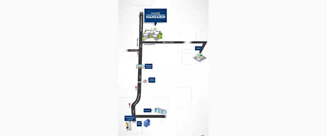 Radiance Mandarin Oggiyamduraipakkam - Location Map