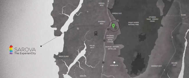 Shapoorji Pallonji Sienna Kandivali - Location Map