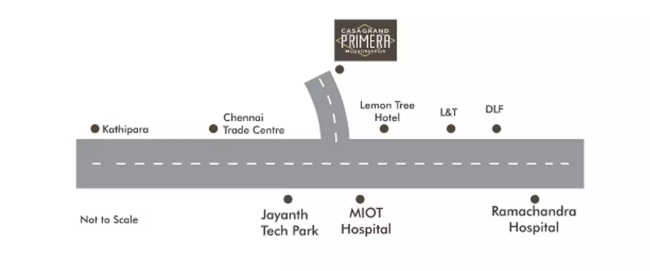 Casagrand Primera Manapakkam - Location Map