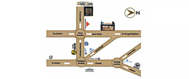 Prestige Bella Vista Porur - Location Map