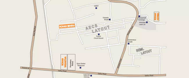 Rohan Mihira Marathahalli - Location Map