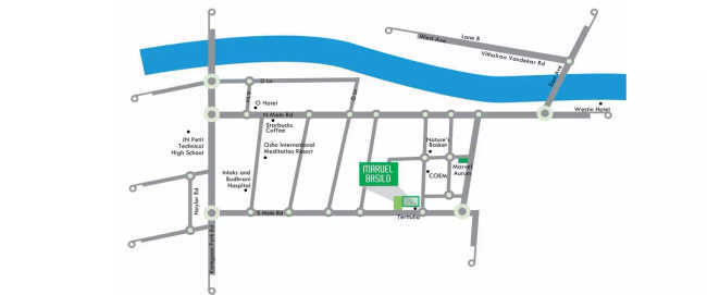 Marvel Basilo Koregaon Park - Location Map