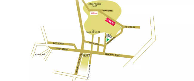 Marvel Ganga Sangria Mohammed Wadi - Location Map