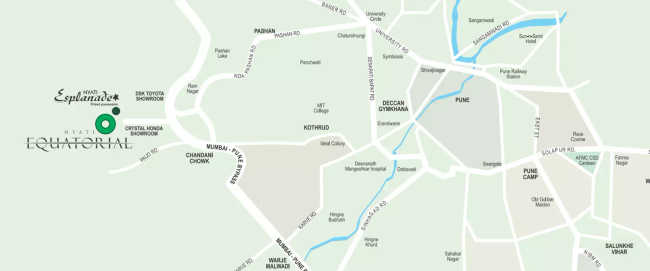 Nyati Equatorial Bavdhan - Location Map