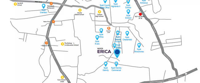 Nyati Erica Undri - Location Map