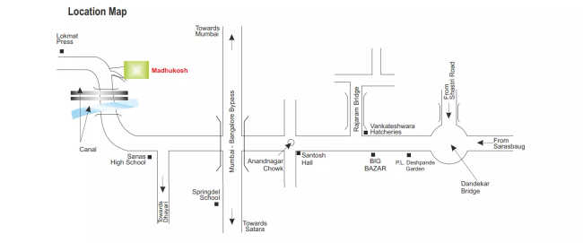 Paranjape Schemes Madhukosh Vadgaon Budruk - Location Map