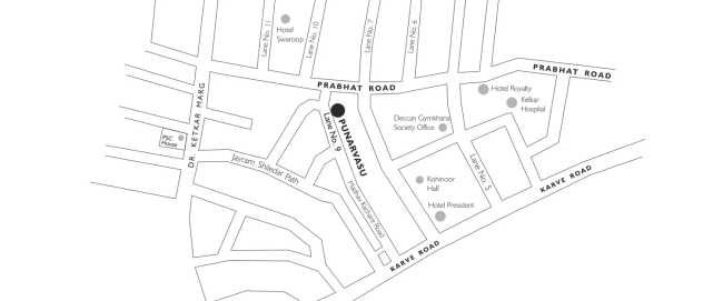 Paranjape Schemes Punarvasu Deccan Gymkhana - Location Map