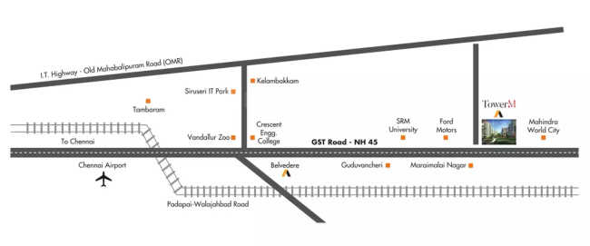 Akshaya Avenue M Thirukachur - Location Map