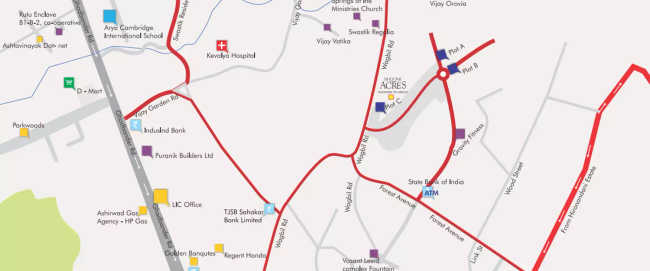 Bhoomi Acres Thane Ghodbunder Road - Location Map