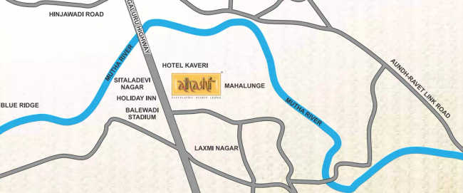 Paranjape Schemes Athashri Synergy Balewadi - Location Map