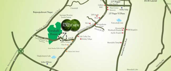 Sobha Forest View Lingadeeranahalli - Location Map
