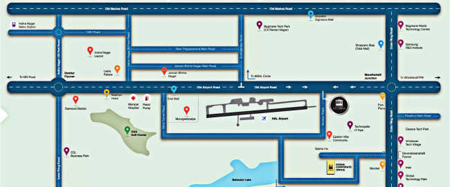 Sobha Palladian Marathahalli - Location Map