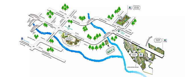 Jaypee Greens The Orchards Sector 131 - Location Map