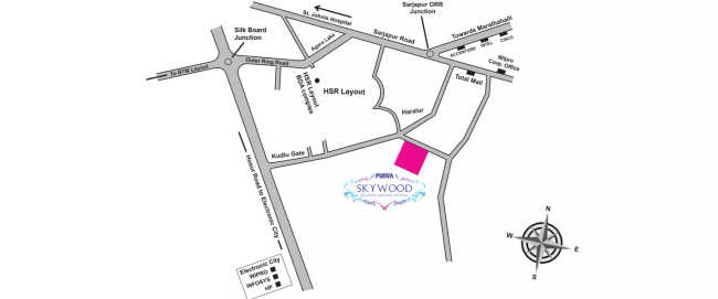 Purva Skywood Devanahalli - Location Map
