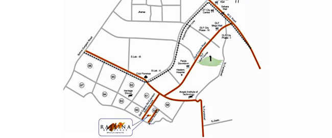 TATA Raisina Residency Sector 59 - Location Map