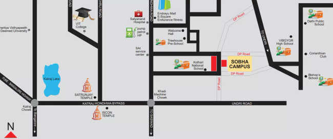 Sobha Orion Kondhwa - Location Map