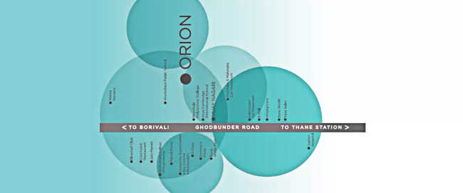 Vijay Orion Ghodbunder Road - Location Map