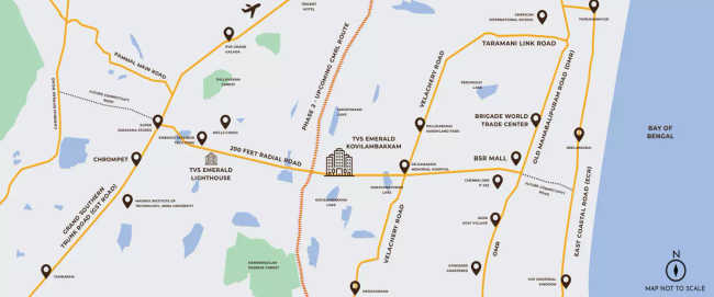 TVS Emerald Elements Kovilambakkam - Location Map