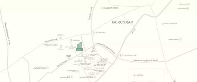 Godrej Zenith Sector 89 - Location Map
