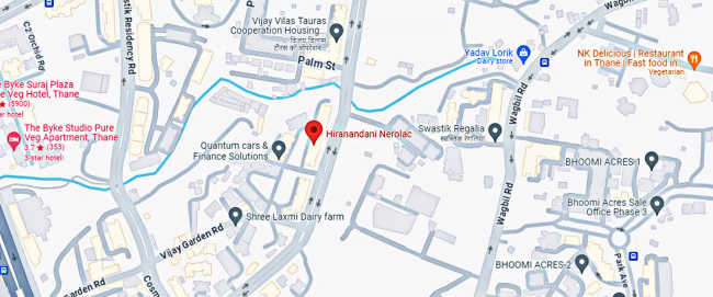 Hiranandani Nerolac Ghodbunder Road - Location Map
