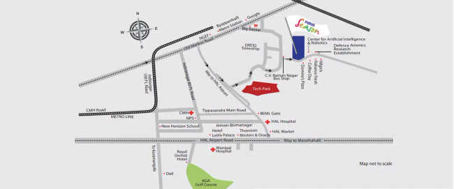 Purva Seasons Nagavarapalya - Location Map