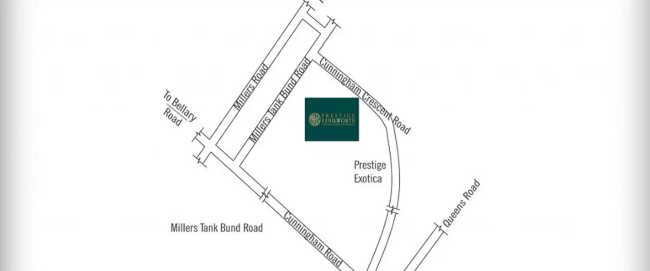 Prestige Kenilworth Vasanth Nagar - Location Map